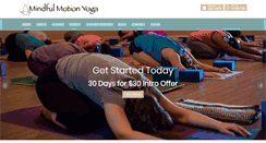 Desktop Screenshot of mindfulmotion-yoga.com